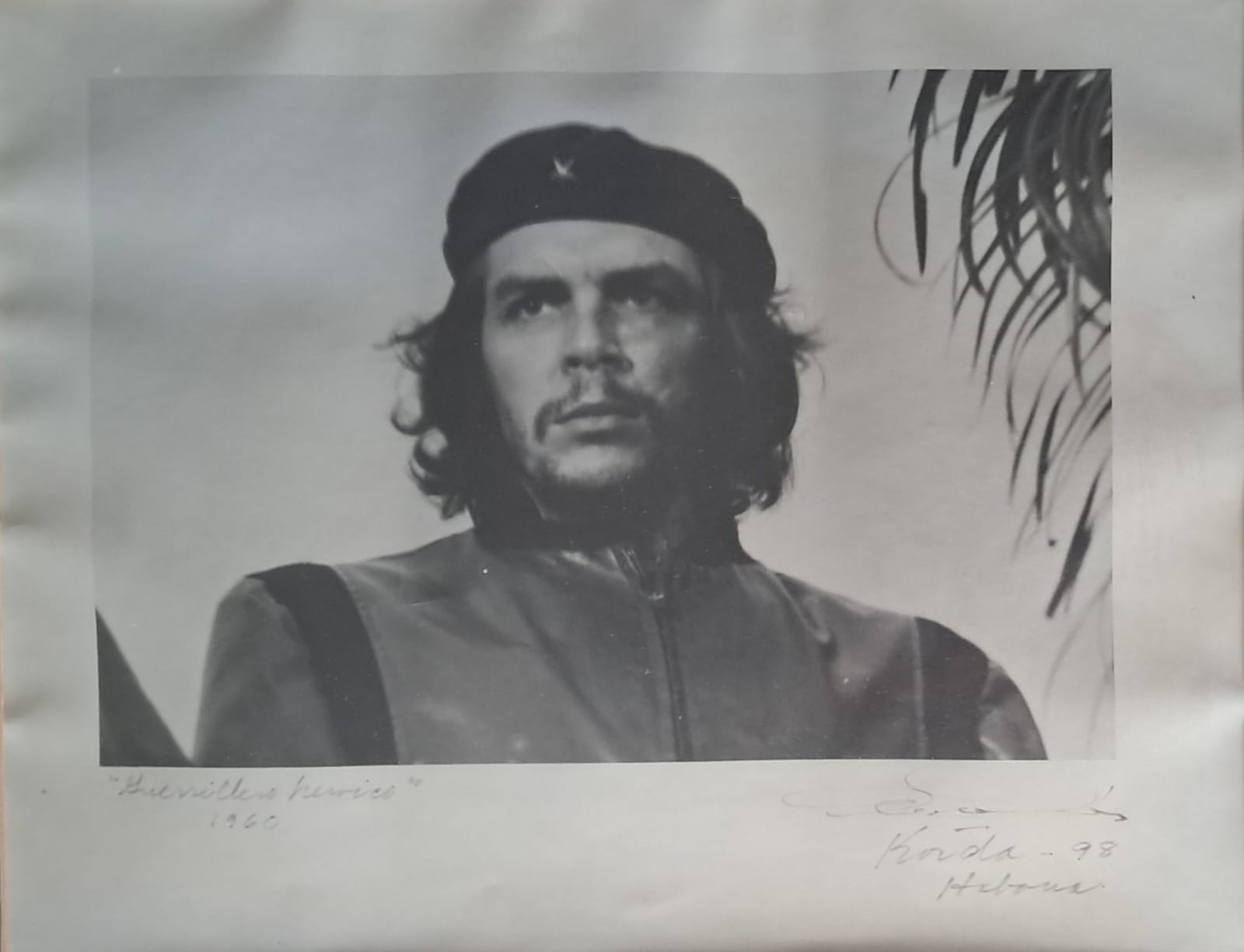 Fotografía del Che Guevara, Guerrillero Heroico, tomada por Alberto Korda en 1960.